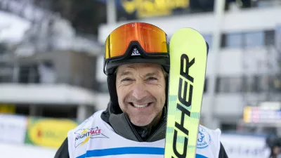 Nekoč je bil odličen smučar, danes je komentator za avstrijsko ORF. Slika je nastala januarja letos. / Foto: Profimedia