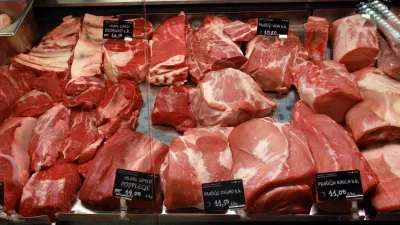 11.02.2026 - meso, mesar,tržnica, prodaja mesaFoto: Tomaž Skale