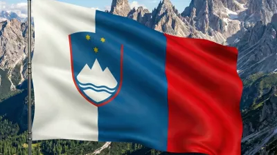 Z umetno inteligenco ustvarjena zastava na podlagi razmišljanja sogovornika. / Foto: Google Gemini