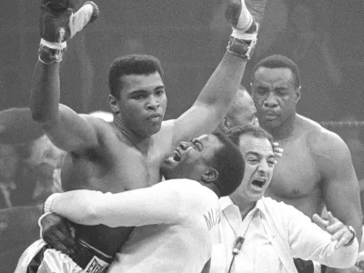 Trenutek, ko se je Cassius Clay vpisal v zgodovino. / Foto: Profimedia