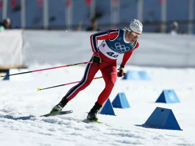 Milano Cortina 2026 Olympics - Cross-Country Skiing - Men's 10km Interval Start Free - Tesero Cross-Country Skiing Stadium, Lago, Italy - February 13, 2026. Johannes Hoesflot Klaebo of Norway in action REUTERS/Kacper Pempel
