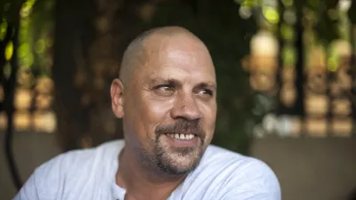 Boris Dežulović, hrva&scaron;ki novinar in književnik, Dnevnikov kolumnist    ///FOTO: Luka CjuhaOPOMBA: ZA OBJAVO V PRILOGI &ndash; DNEVNIKOV OBJEKTIV - INTERVJU 2015. / Foto: Luka Cjuha