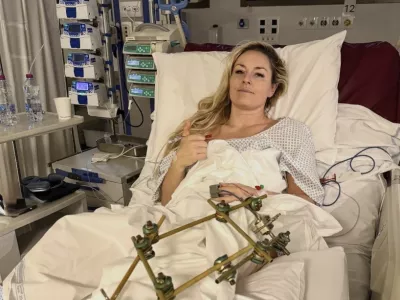 Lindsey Vonn po tretji operaciji noge.