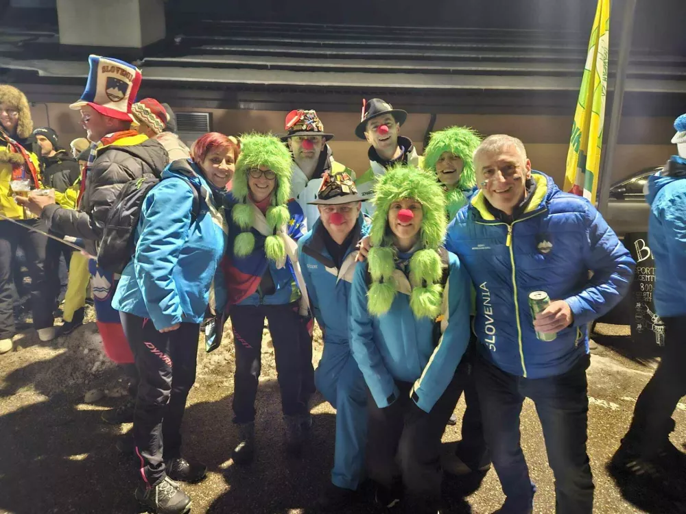 Domen Prevc, Predazzo, Slovenski kotiček. Foto: Veronika Rupnik Ženko