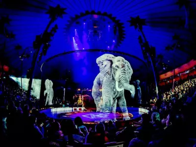 Cirkus navdu&scaron;uje brez pravih živali. Foto: zajem zaslona