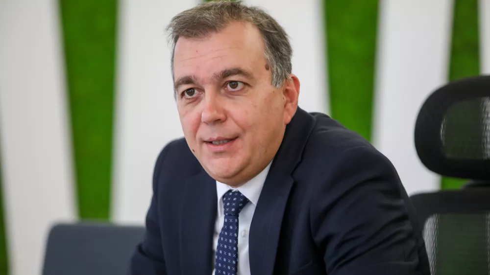 - Robert Ljoljo, generalni direktor ZZZS,- 06.10.2025. Predstavitev reprezentanc Smučarske zveze Slovenije za novo tekmovalno sezono.//FOTO: Bojan Velikonja