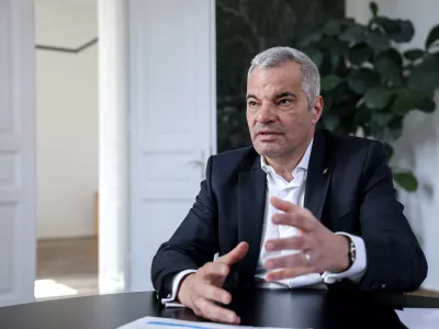 - 11.03.2025 - župan Maribora, Sa&scaron;a Arsenovič//FOTO: Jaka GasarOPOMBA: ZA OBJEKTIV - INTERVJU