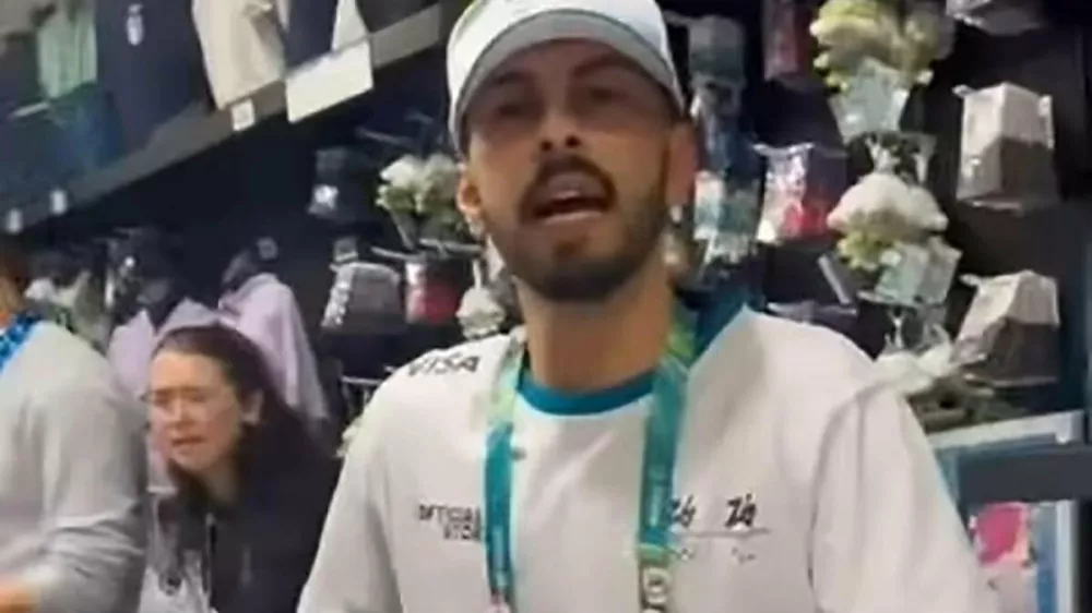 Trovina s spominki v Cortini, Free Palestine