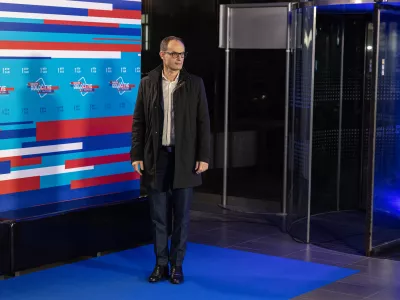 Anže Logar- 19.02.2026 - Prvo soočenje predsednikov strank na RTV SLO - parlamentarne volitve 2026//FOTO: Jaka Gasar