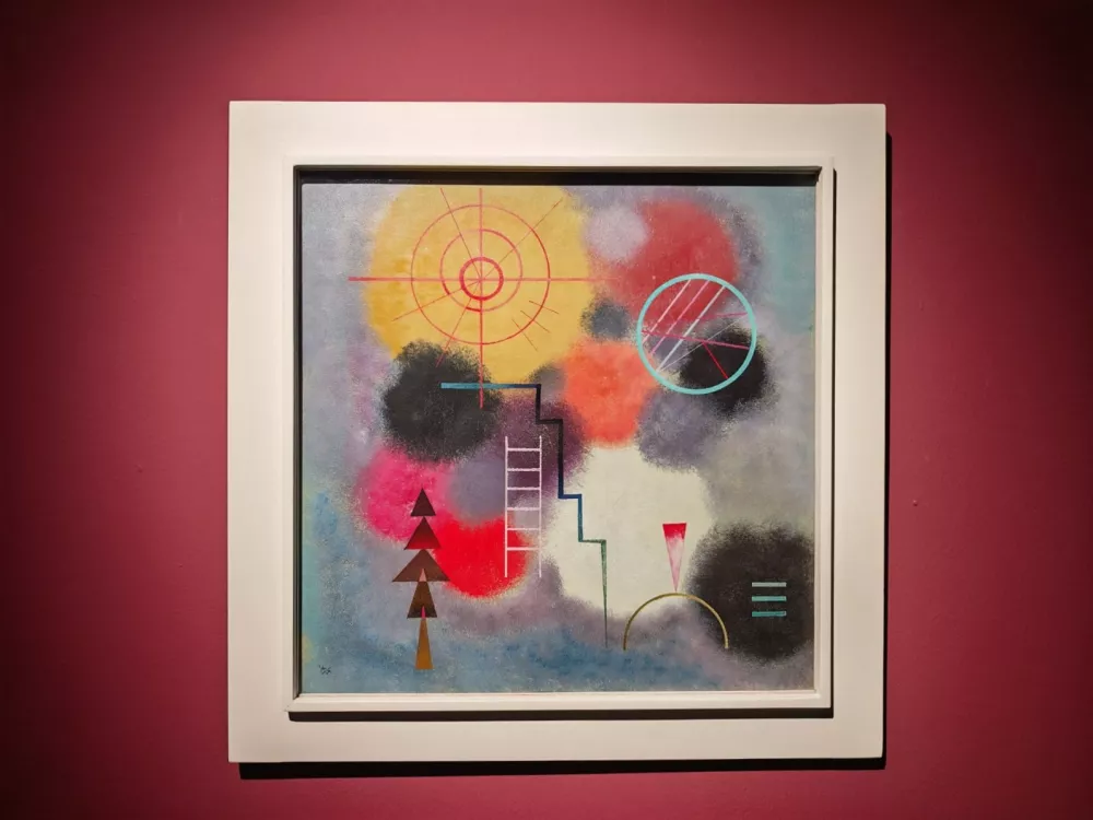 Vasilij Kandinski: Lestev na pikah / Foto: Miha &Scaron;tamcar