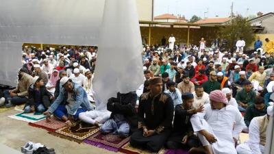 05.04.2024 - Monfalcone - Tržič - industijsko mesto - Fincantieri - italijansko ladjedelni&scaron;ko podjetje - priseljenci iz Banglade&scaron;aFOTO: Luka Cjuha / Foto: Luka Cjuha