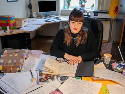 24.4.2025 - Nika Kovač - antropologinja, sociologinja, aktivistka, predavateljicaFoto: Luka Cjuha