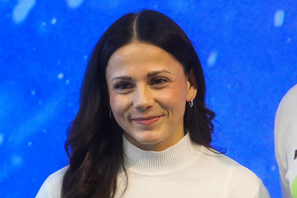  - Reprezentanca Deskanje na snegu,- Gloria Kotnik,- 27.01.2026. - Novinarska konferenca Olimpijskega komiteja Slovenije z uradno predstavitvijo reprezentance za nastop na olimpijskih igrah 2026 v Italiji.//FOTO: Bojan Velikonja