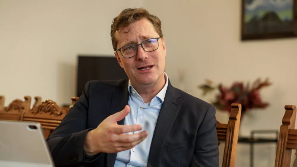  - 26.01.2026. - Vladimir Prebilič, Predsednik stranke Prerod in Evropski poslanec.//FOTO: Bojan Velikonja