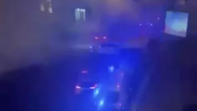 Eksplozija v središču Lvova.