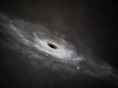 Lustracija supermasivne črne luknje / Foto: Istock