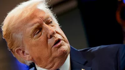 U.S. President Donald Trump speaks during a press briefing at the White House, following the Supreme Court's ruling that Trump had exceeded his authority when he imposed tariffs, in Washington, D.C., U.S., February 20, 2026. REUTERS/Elizabeth Frantz REFILE - CORRECTING MONTH