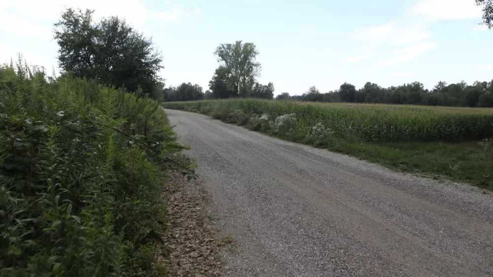 24.07.2025 - Snebersko nabrežje - Protipoplavni nasip - lokacijaFoto: Luka Cjuha