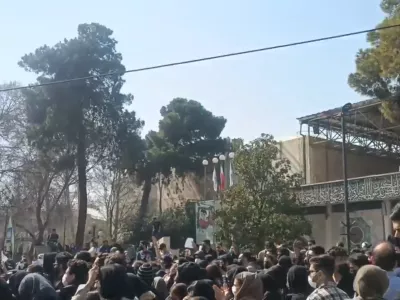 Iran protesti &scaron;tudentov