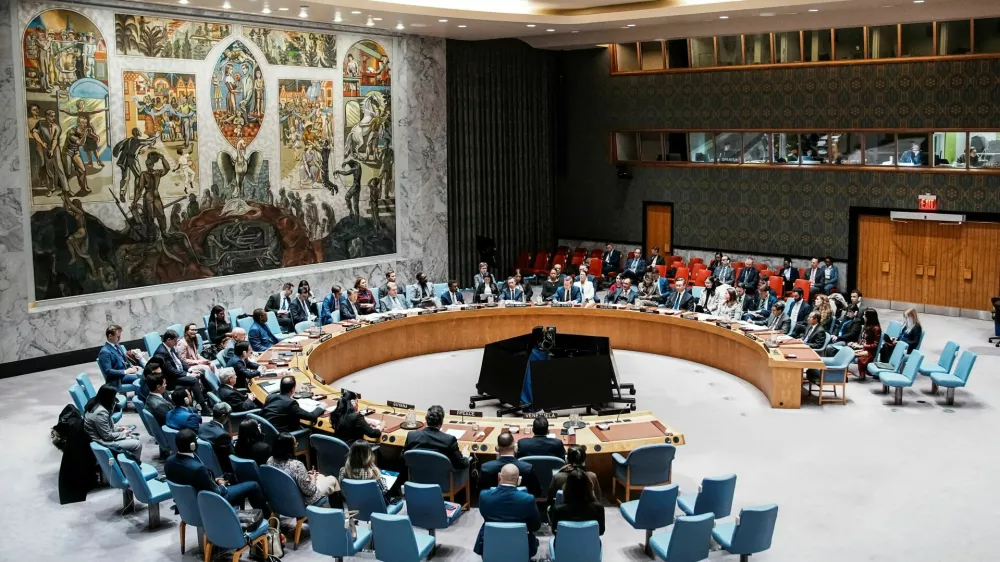 nited States Ambassador to the United Nations Mike Waltz addresses a Security Council meeting to discuss 'ongoing U.S. aggression' against Venezuela, at U.N. headquarters in New York City, U.S., December 23, 2025. REUTERS/Eduardo Munoz