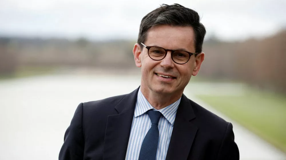FILE PHOTO: Christophe Leribault, head of the Chateau de Versailles, poses at the Chateau de Versailles, near Paris, France, March 29, 2024. REUTERS/Benoit Tessier/File Photo