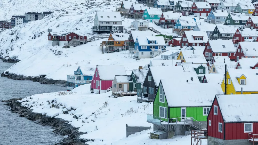 A view of Nuuk, Greenland, January 13, 2026. REUTERS/Marko Djurica