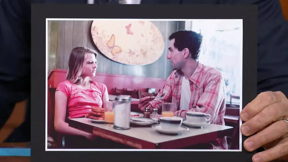 Jodie Foster sur le plateau de l'&eacute;mission "The Late Show With Stephen Colbert" &agrave; New York le 8 janvier 2026. Jodie Foster on the set of "The Late Show With Stephen Colbert" in New York on January 8, 2026.,Image: 1064468998, License: Rights-managed, Restrictions:, Model Release: no / Foto: Profimedia