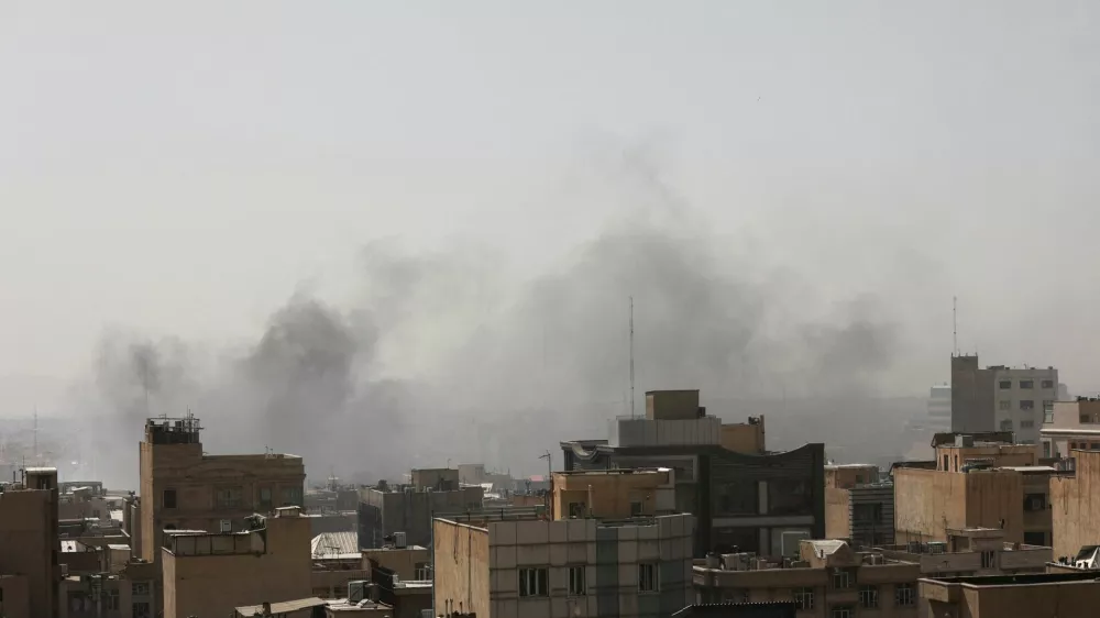 Smoke rises following an explosion, after Israel and the U.S. launched strikes on Iran, in Tehran, Iran, February 28, 2026. Majid Asgaripour/WANA (West Asia News Agency) via REUTERS ATTENTION EDITORS - THIS PICTURE WAS PROVIDED BY A THIRD PARTY   TPX IMAGES OF THE DAY