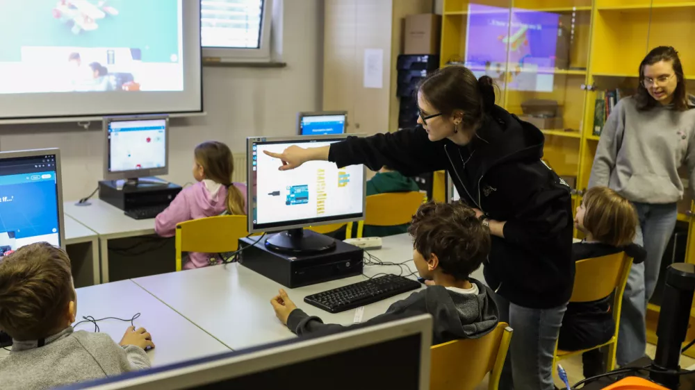 - 17.02.2026. - Mladinsko razvojnio tehnolo&scaron;ki center 404. Počitni&scaron;ko varstvo otrok pozimi.//FOTO: Bojan Velikonja