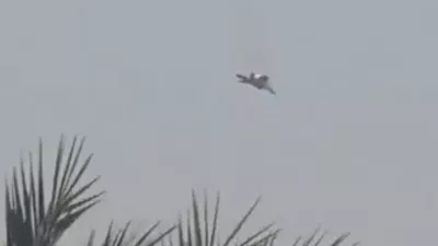 Strmoglavljeno letalo v Kuvajtu.