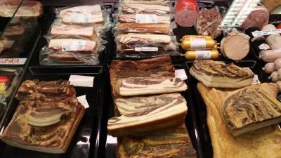 11.02.2026 - meso, mesar,tržnica, prodaja mesa, slanina, špehFoto: Tomaž Skale