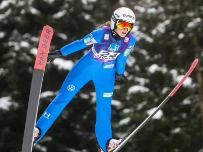 - Maja Kovačič,- 10.01.2026. - Svetovni pokal v smučarskih skokih za ženske, Ljubno 2026.//FOTO: Bojan Velikonja