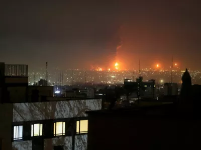 Smoke rises following an explosion, amid the U.S.-Israeli conflict with Iran, in Tehran, Iran, March 7, 2026. Stringer/WANA (West Asia News Agency) via REUTERS ATTENTION EDITORS - THIS PICTURE WAS PROVIDED BY A THIRD PARTY