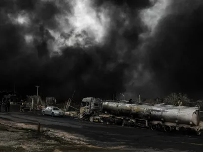 Smoke rises after a reported strike on Shahran fuel tanks, amid the U.S.-Israeli conflict with Iran, in Tehran, Iran, March 8, 2026. Majid Asgaripour/WANA (West Asia News Agency) via REUTERS ATTENTION EDITORS - THIS PICTURE WAS PROVIDED BY A THIRD PARTY   TPX IMAGES OF THE DAY