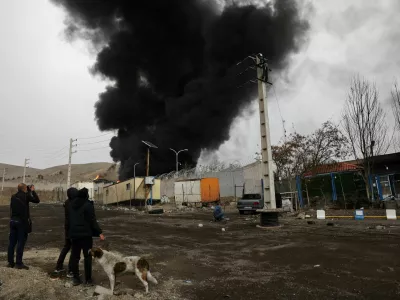 Smoke rises after a reported strike on Shahran fuel tanks, amid the U.S.-Israeli conflict with Iran, in Tehran, Iran, March 8, 2026. Majid Asgaripour/WANA (West Asia News Agency) via REUTERS ATTENTION EDITORS - THIS PICTURE WAS PROVIDED BY A THIRD PARTY