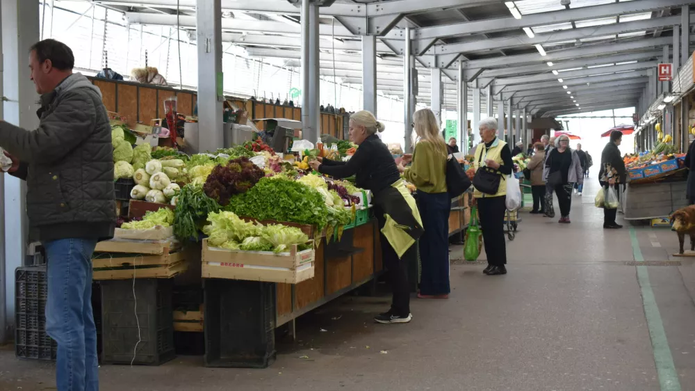 5.3.2026 - Tržnica BTC - živilska tržnica - zelenjavaFoto: Lovro Milek