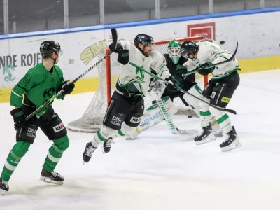 9.3.2026 - Hokej Olimpija - novinarska konferenca ljubljanskega kluba pred prvo tekmo četrtfinala končnice v ligi ICEHL. Foto: Luka Cjuha