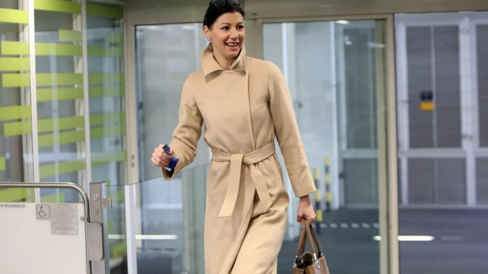 ministrica za pravosodje dr. Dominika &Scaron;varc Pipan- 26.02.2024 &ndash; Vlada RS - redna tedenska seja vlade razpravljala o ukrepih za zagotavljanje delovanja zdravstvenega sistema v času stavke //FOTO: Tomaž Skale