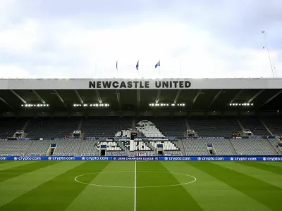 Soccer Football - UEFA Champions League - Round 16 - First Leg - Newcastle United v FC Barcelona - St James' Park, Newcastle, Britain - March 10, 2026 General view inside the stadium before the match Action Images via Reuters/Craig Brough