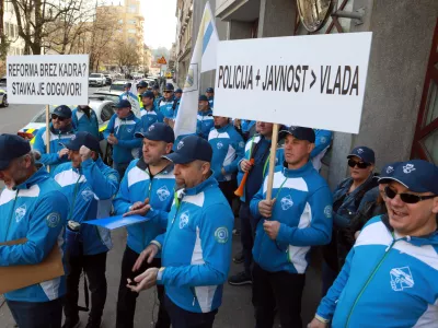 12.03.2026 - stavka policistovFoto: Tomaž Skale