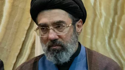 FILE PHOTO: Iran's new supreme leader, Mojtaba Khamenei, the second son of late Iran's Supreme Leader Ayatollah Ali Khamenei, attends a meeting in Tehran, Iran, July 18, 2024. Majid Khahi/ISNA/WANA (West Asia News Agency) via REUTERS ATTENTION EDITORS - THIS PICTURE WAS PROVIDED BY A THIRD PARTY/File Photo