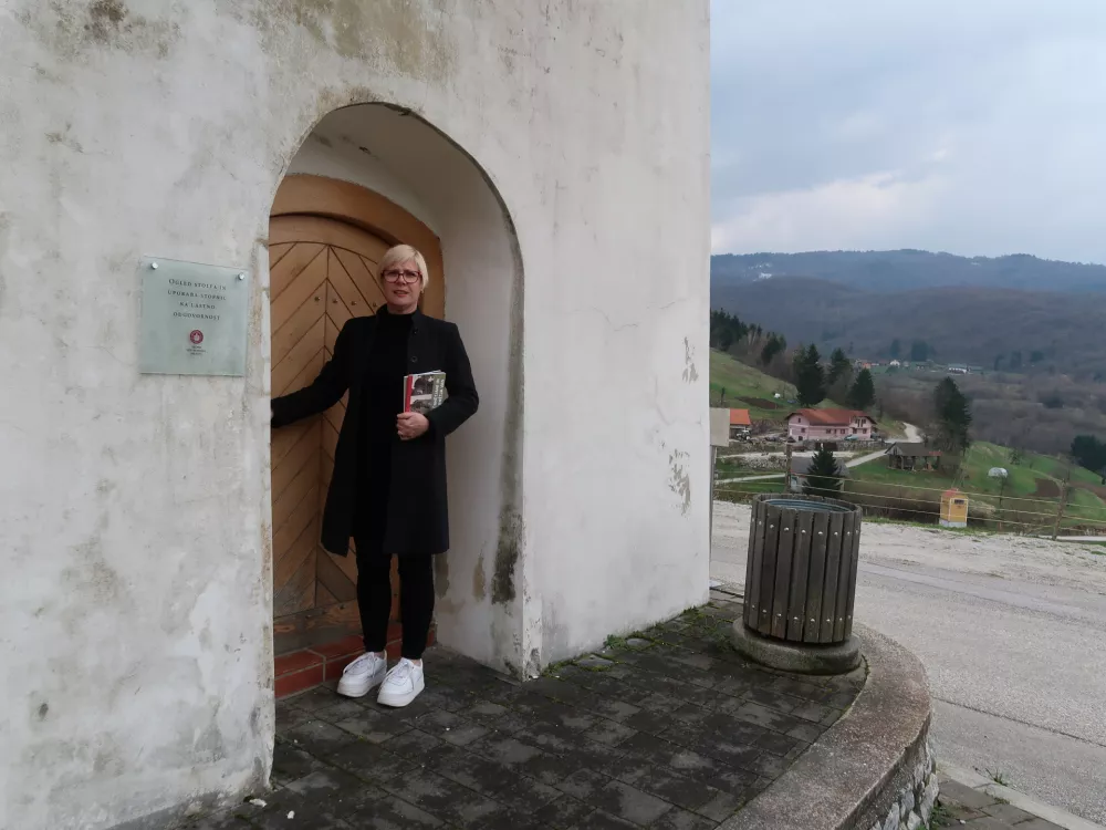 Črneča vas na Dolenjskem, občina Kostanjevica na Krki, Barbara Kučič, predsednica Kulturno turističnega dru&scaron;tva Črneča vas / Foto: Nata&scaron;a Bucik Ozebek