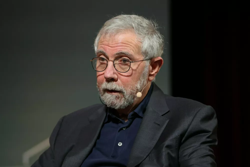 November 20, 2025, Madrid, Spain: The Nobel Prize in Economics Paul Krugman speaks during the Metafuturo 2025 forum, at the Ateneo de Madrid, on November 20, 2025, in Madrid (Spain). The forum, organized by Atresmedia, brings together all kinds of personalities from the social and political spheres to discuss topics such as Artificial Intelligence, digitalization, freedom of expression, geopolitics, energy transition, migration, the role of women in society and the impact of screens, among others. For the first time, the forum, which kicked off on Monday, November 17 in Madrid, will close on November 21 in Barcelona...NOVEMBER 20;2025..Alejandro Mart&iacute;nez V&Atilde;lez / Europa Press..11/20/2025,Image: 1053509240, License: Rights-managed, Restrictions: * Spain Rights OUT *, Model Release: no / Foto: Alejandro Mart&iacute;nez V&eacute;lez