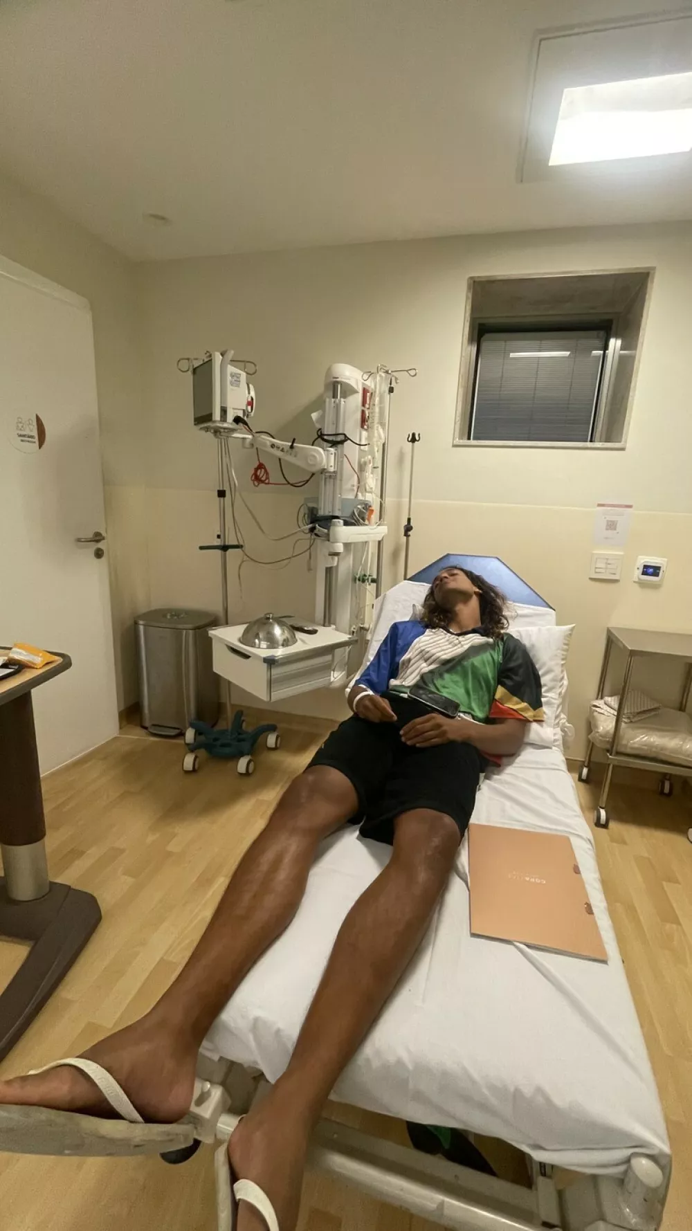 Story from Jam Press (Worlds Unluckiest Man)Pictured: Jaden Hoedemaker in hospital after his stroke. Model with nine lives suffers stroke aged 26 with 'no warning signs' but survives thanks to 'guardian angels'A model has survived suffering a stroke aged 26 but this is just the last in a long line of death-defying incidents.Jaden Hoedemaker has already lived through being bitten by a deadly spider, getting trapped on a mountain, a horror car crash and nearly drowning.The young man's life is a series of calamities as he appears to have nine lives &ndash; with five incidents so far.The latest shock came while he was having an early morning shower in a hotel, as he was rushed to hospital after having a stroke."Modelling has allowed me to travel to places all over the world, not necessarily just to model," he told What's The Jam."I remember waking up really excited ready to check out of the hotel and go adventuring."I stepped in the shower, closed my eyes feeling the water and when I opened my eyes all of a sudden I felt weird."I got dressed, felt a lot of confusion, a bit dizzy and then I tried telling my friend I felt a bit weird &ndash; but the words were not coming out of my mouth."I thought I was just really tired so I laid down for 30 minutes but when I got up again, nothing had changed, I still couldn't talk."I then phoned my friend who is a doctor and she recognised I might be having a stroke."Jaden, who was travelling in Rio de Janeiro, Brazil, at the time of the incident claims he was instructed by doctors to "take a paracetamol".He said: "[At the first hospital]. I was told I needed to just take a paracetamol."[We then went to another hospital but they] did not take me seriously either, they said I was dehydrated."My doctor friend said I needed to see a neurologist."So after I arrived in Sao Paulo [the next destination on my travel list], I went to another hospital and told them I needed a neurologist because I might have had a stroke."I was admitted into ICU and they confirmed that I had just had a stroke and I needed to recover."Jaden was admitted and had to recover in hospital for two weeks.He says there were no warning signs to his stroke but he puts it down to his hectic lifestyle.Jaden believes his survival was down to his strong faith in God.He said: "My life has been full of misfortune."I was bitten by a deadly spider at five, stranded at the edge of a mountain and air lifted to safety with my friends when I was 17."I almost drowned while surfing in Bali at 23 and had a near fatal car crash when I was 22."It's easy to just become depressed but prayer got me out of that when I had no idea how I was going to get through things."I have always believed in God and that I have these guardian angels."The doctors said they found no signs that could have led to a stroke &ndash;&nbsp;I live a healthy lifestyle, no drugs, no alcohol, good diet."I may have overworked myself for a very long time though."Doing 10 things at once was never a good idea, even though my blood pressure was completely normal."I think I should have slowed down a bit, I lived my life at 200mph."The doctors said I had a full spontaneous recovery - those words don't leave my head &ndash; by God's grace I believe."Jaden is now back to modelling but can no longer surf, which was his favourite physical activity.He said: "I remember getting out the hospital feeling fragile mentally and physically, I thought the awesome life I lived might be gone."I am taking it very easy."Unfortunately I can't surf, that's usually my main form of physical and mental exercise."I just can't risk any blows to the head right now until they find out the cause of the stroke."[But I have] started modelling again and had some photoshoots, and am starting to feel confident about myself again."I'm feeling optimistic, energetic and joyful to just be alive."I never paid attention to my health; it was never the main focus as I was distracted with trying to make everything else a priority instead of just relaxing and taking time for myself."That's changed now."Remember your health is your wealth."ENDSEDITOR'S NOTE:&nbsp;Video Usage Licence:(EXCLUSIVE) We have obtained an exclusive licence from the copyright holder. A copy of the licence is available on request.Video Restrictions: None.,Image: 1081357991, License: Rights-managed, Restrictions: EDITOR'S NOTE:&nbsp;Video Usage Licence:(EXCLUSIVE) We have obtained an exclusive licence from the copyright holder. A copy of the licence is available on request.Video Restrictions: None., Model Release: no