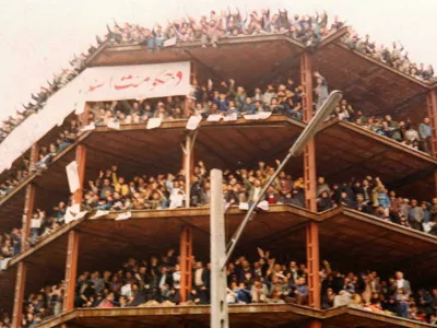 Prizor iz decembra 1978, ko se je v Iranu razplamtela revolucija. / Foto: Profimedia