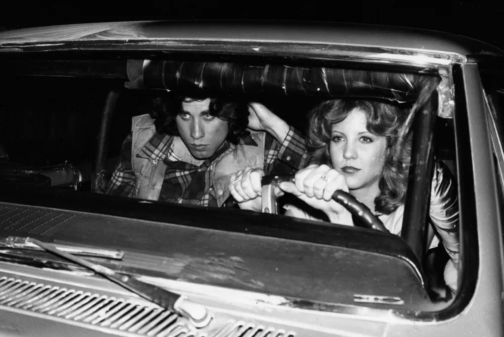 Studio Publicity Still: "Carrie" John Travolta, Nancy Allen1976 MGM,Image: 911542649, License: Rights-managed, Restrictions: For Editorial Use Only - This is a publicly distributed publicity photograph, Model Release: no, Pictured: Studio Publicity Stills / Foto: Ha Via Profimedia