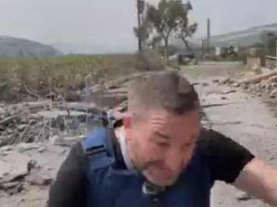 Trenutek, ko je razneslo raketo. Vir: X, zajem zaslona