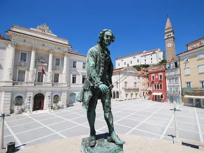 Tartinijev trg v Piranu / Foto: Tatjana Tanackovič