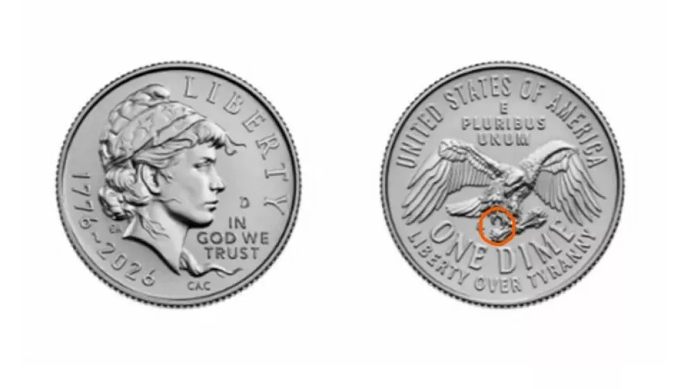 ameri&scaron;ki kovanec 10 centov