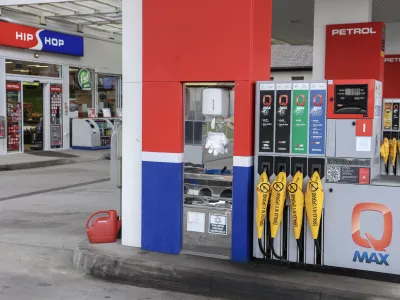 - 14.03.2026 - nedelujoča bencinska črpalka, kriza z nafto, gorivo, nafta, Petrol//FOTO: Jaka Gasar